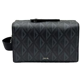 Dior Necessaire Black CD Diamond Ringo Nero