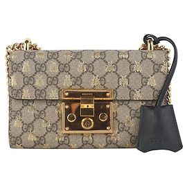Gucci Supreme Padlock Small Shoulder Bag Multicor