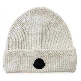 Moncler Wollbeanie Weiß Weiß