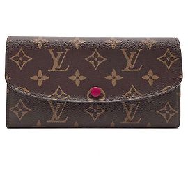 Louis Vuitton Monogram Emily Wallet Brown