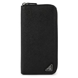 Cartera Prada Saffiano Negra de Cuero Negro
