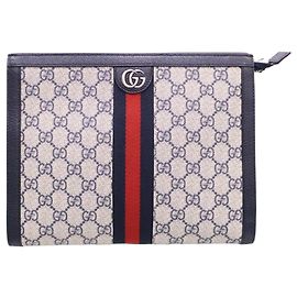Gucci Pochette Ophidia GG Supreme Marron