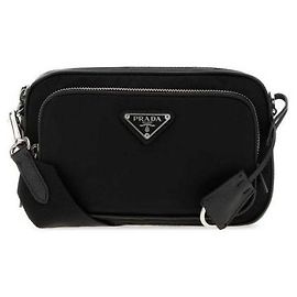 Prada Re-Nylon Mini Shoulder Bag Black