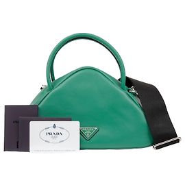 Prada Saco de ombro tote Triangle Marrom