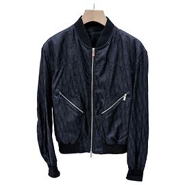 Dior Oblique Bomberjacke Schwarz Schwarz