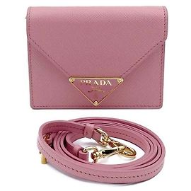 Prada Mini borsa a tracolla Saffiano Rosa