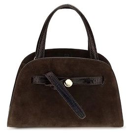 Tory Burch Sac à main en cuir daim marron Marron