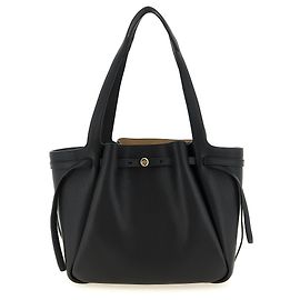 Tory Burch Saco Tote em pele de vaca preta Preto