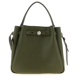 Tory Burch Sac crossbody en cuir de vachette bicolore Vert