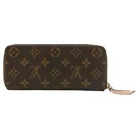 Louis Vuitton Cartera Larga Clemence Pink Monogram Rosa