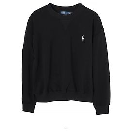 Ralph Lauren Sweatshirt à logo brodé Noir Noir