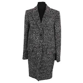 Zadig & Voltaire Grey Wool Coat M Grey