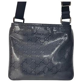 Gucci Mini Crossbody Bag Black Leather Black