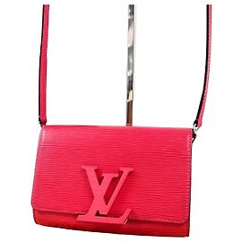 Louis Vuitton Borsa a tracolla e pochette PM in pelle Epi Rosso