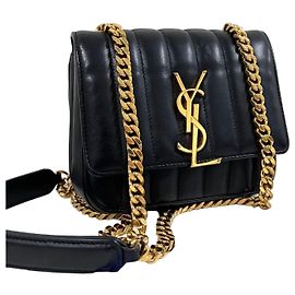 Autre Marque Bolsa de Ombro e Tiracolo Vicky Chain Preta Preto