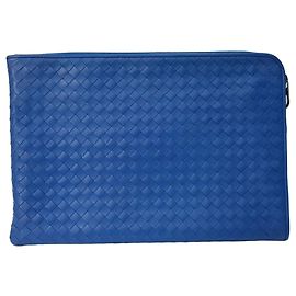 Pochette Document Bottega Veneta Noir Cuir Noir