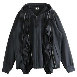 Comme Des Garcons Plus Hoodie PQ Black Black