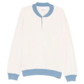 Isabel Marant Henley Neck Sweatshirt White