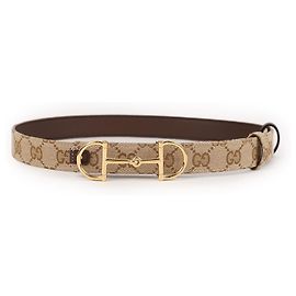 Gucci Cinto reversível com fivela Horsebit Marrom