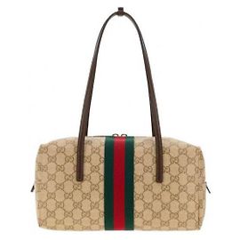 Gucci Melrose Medium Boston Bag Braun