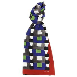 Miu Miu Multicolor Silk Scarf Multiple colors