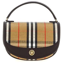 Burberry Bolsa tiracolo de algodão multicolorida Multicor