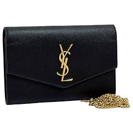 Autre Marque Borsa a Tracolla Uptown Chain Nera Nero