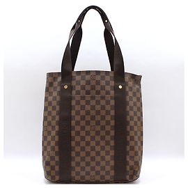 Louis Vuitton Bolsa Cabas Damier Ebene Marrom