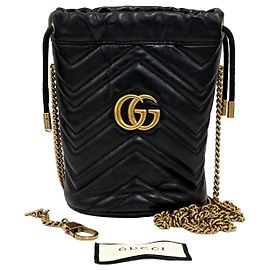 Gucci Mini Borsa Secchiello Nera Nero