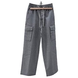 Céline Pantalones Cargo de Lana a Cuadros para Mujer Multicolor