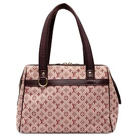 Louis Vuitton Monogram Mini Lin Josephine PM Handtasche rot Rot