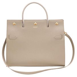 Burberry Borsa Tote e Borsa a Tracolla in Pelle Medium Marrone