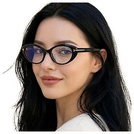 Tom Ford Cat Eye Acetate Glasses for Blue Light Blocking Blue