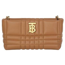 Burberry Bolsa Soft Rolla em couro macio acolchoado Laranja