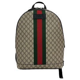 Gucci Mochila Supreme Web Stripe Multicor