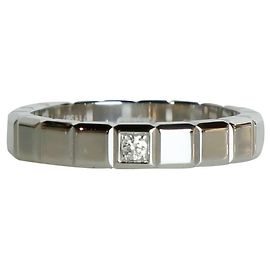 Chopard Anello Ice Cube in oro bianco e diamanti Bianco