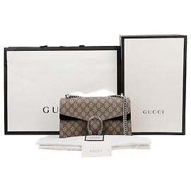 Gucci Borsa a tracolla Dionysus Small Chain Marrone