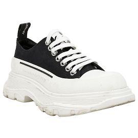 Alexander Mcqueen Sneakers stringate Tread Slick Black Nero