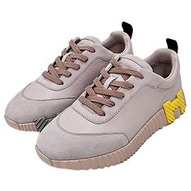 Hermès Sneakers Leather Bouncing Rose Poussin Rosa