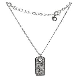 Dior Pulseira de Prata Cubic Plate Prata