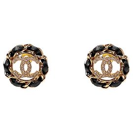 Chanel Orecchini CC Cubic Neri Nero
