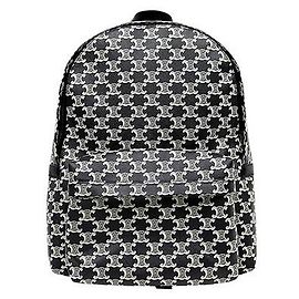 Céline Black Trionphe Canvas Backpack Black