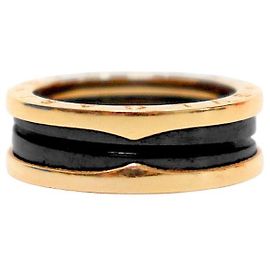 Bulgari B.Zero1 Keramikring Schwarz Gold Schwarz