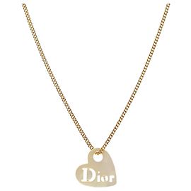 Dior Collana a cuore in madreperla e oro D'oro