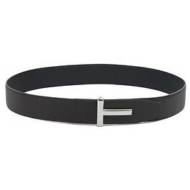 Tom Ford Grain Leather Icon Belt Brown