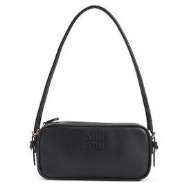 Miu Miu Lederbeutel Schwarz