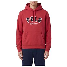 Ralph Lauren Hoodie with Logo Patch Red