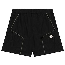 Moncler Bermudas de algodón Negro