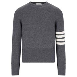 Thom Browne Classic Cashmere Pullover Knit Brown