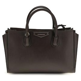 Givenchy Brown Calf Leather Bos Taurus Handbag Brown